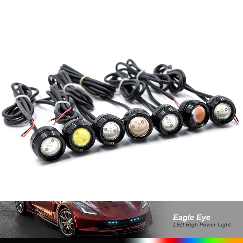 Pc W Led Eagle Eyes Drl Daytime Running Lights For All Car Model