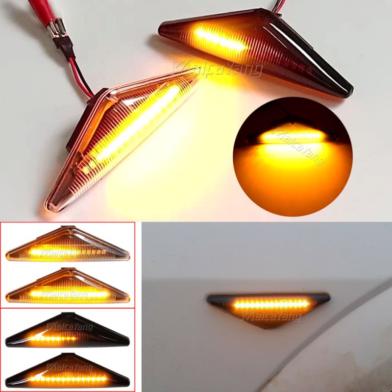 Ndcador Lateral Dnámco Led, Luz Ntermtente Secuencal Para Ford