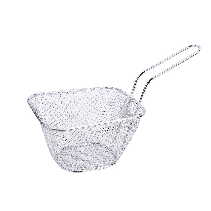 Mini Stainless Steel Chips Deep Fry Baskets Food Presentation Strainer ...