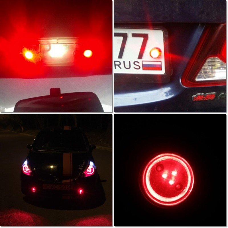 Pc W Led Eagle Eyes Drl Daytime Running Lights For All Car Model